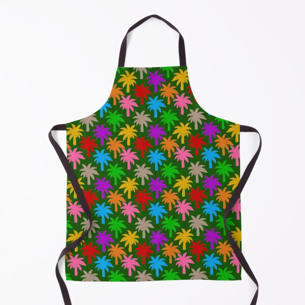 Item preview, Colorful Rainbow Palm Trees Design - Green  designed and sold by PatternTitan.