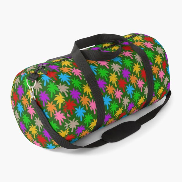 Item preview, Colorful Rainbow Palm Trees Design - Green  designed and sold by PatternTitan.