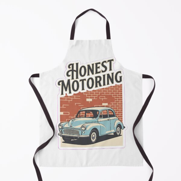 Item preview, Vintage Morris Minor Honest Motoring Retro Classic Car Graphic designed and sold by EKHOAISTORE.