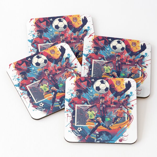 Item preview, Copy of "Epic Soccer Legends: Vibrant Football Art Print" designed and sold by ShopTwentyFour.