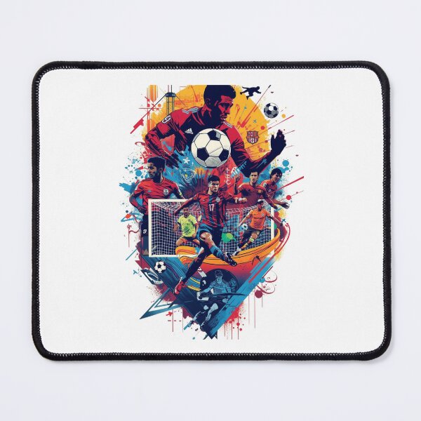 Item preview, Copy of "Epic Soccer Legends: Vibrant Football Art Print" designed and sold by ShopTwentyFour.