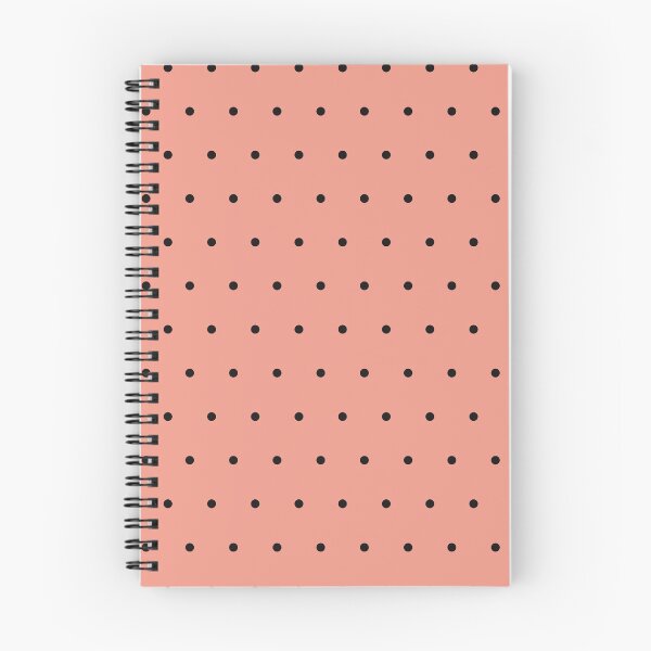 Item preview, Coral and Black micro dots designed and sold by pattern-archive.