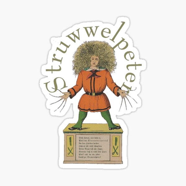 "Der Struwwelpeter"...Slovenly Peter Sticker