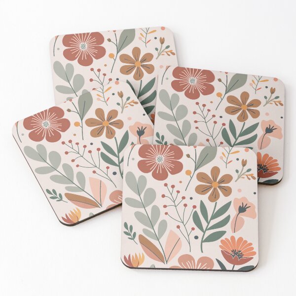 Item preview, Boho Botanical Print, Terracotta Sage Floral Art - 3 designed and sold by KHCreative2025.