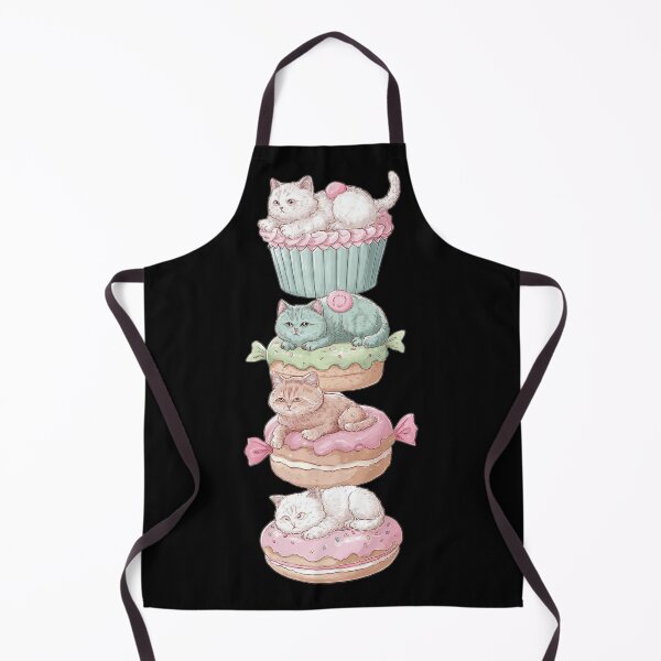 Item preview, Cute Kittens Sleeping on Sweet Donuts designed and sold by Moody Vibes Studio.