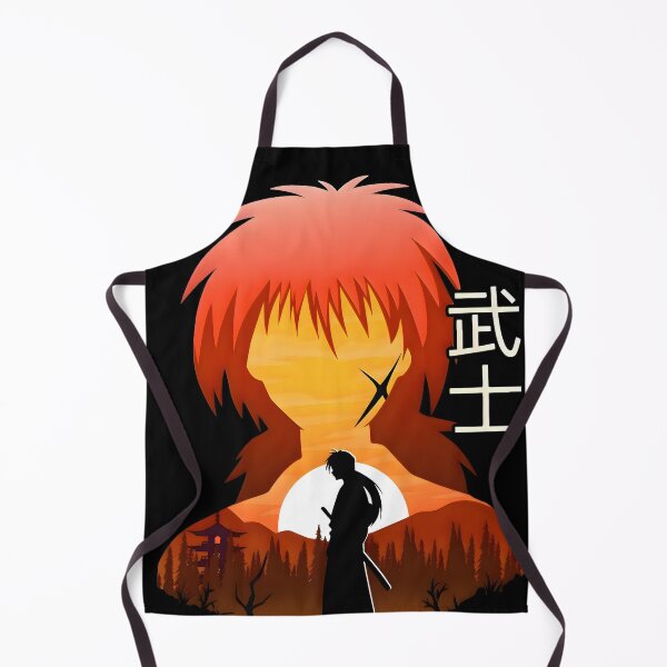 Item preview, The Samurai Soul Landscape - Himura Kenshin Double Exposure Kanji Art designed and sold by Teenkai.