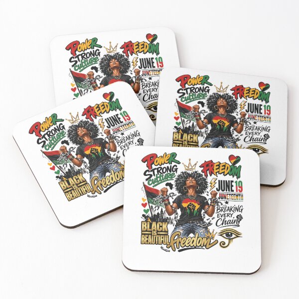 Artikelvorschau, Retro Juneteenth 1865 Power Strong Culture Freedom Day Black History Month entworfen und verkauft von PixlCrypt.
