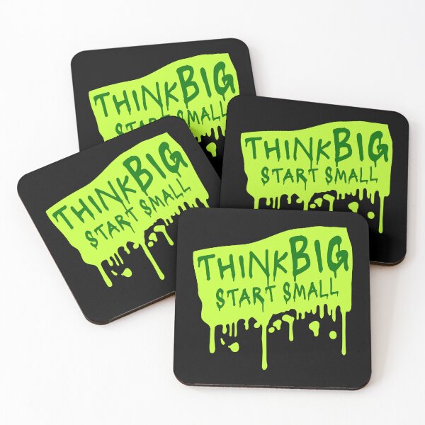 Item preview, Think Big Start Small Motivational Mindset Growth Quote designed and sold by shirt-o-mat.