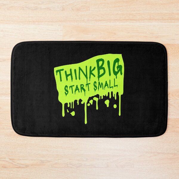 Item preview, Think Big Start Small Motivational Mindset Growth Quote designed and sold by shirt-o-mat.