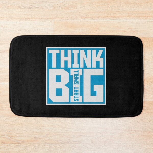 Item preview, Think Big Start Small Motivational Mindset Growth Quote designed and sold by shirt-o-mat.