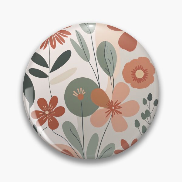 Item preview, Boho Botanical Print, Terracotta Sage Floral Art - 5 designed and sold by KHCreative2025.