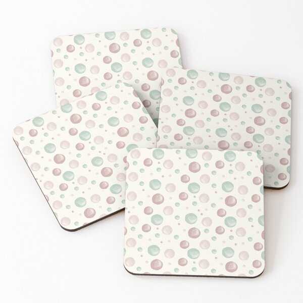 Item preview, Pastel polka Dot Seamless Pattern | Watercolour Dot Digital Paper | Pink and Mint Spot Repeat Print | Minimalist Nursery Pattern | Cute Background Design designed and sold by mistywoodstudio.