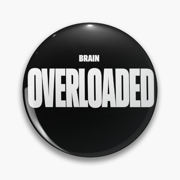Item preview, Brain Overloaded Funny T-Shirt | Overthinking Humor Introvert designed and sold by VaultVibes.