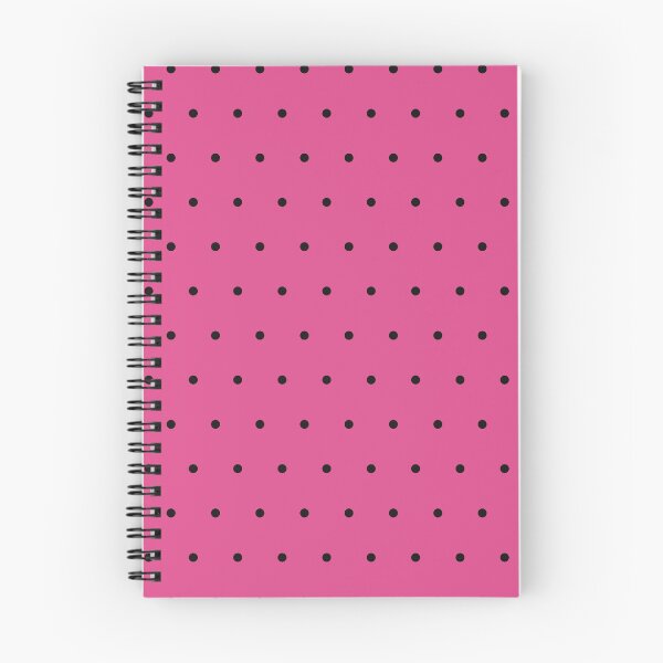 Item preview, Hot Pink and Black micro dots designed and sold by pattern-archive.