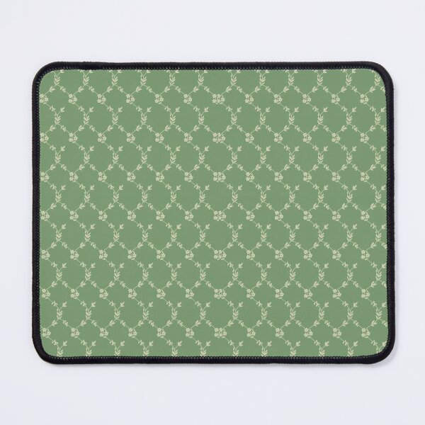 Item preview, Delicate floral pattern on a green background featuring intertwining vines and blossoms for a subtle decorative touch designed and sold by MiraCleAI.