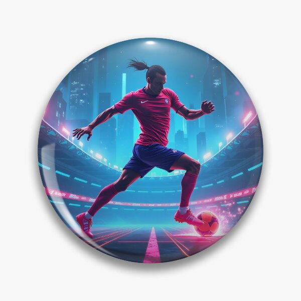Item preview, Cyberpunk Football Future designed and sold by MilaPrintify.