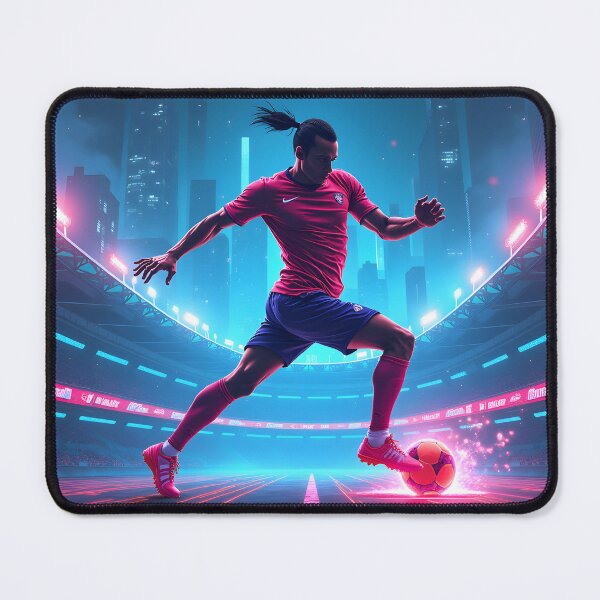 Item preview, Cyberpunk Football Future designed and sold by MilaPrintify.