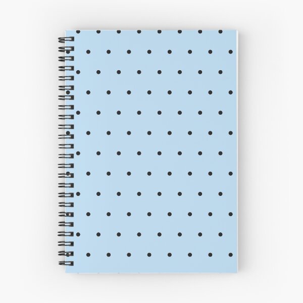 Item preview, Ice Blue and Black micro dots designed and sold by pattern-archive.