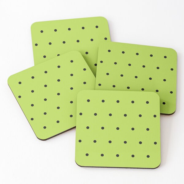 Item preview, Lime and Black micro dots designed and sold by pattern-archive.
