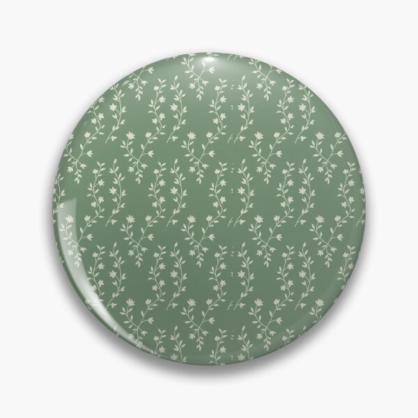 Item preview, Elegant botanical pattern on soft green background ideal for home decor and craft projects designed and sold by MiraCleAI.