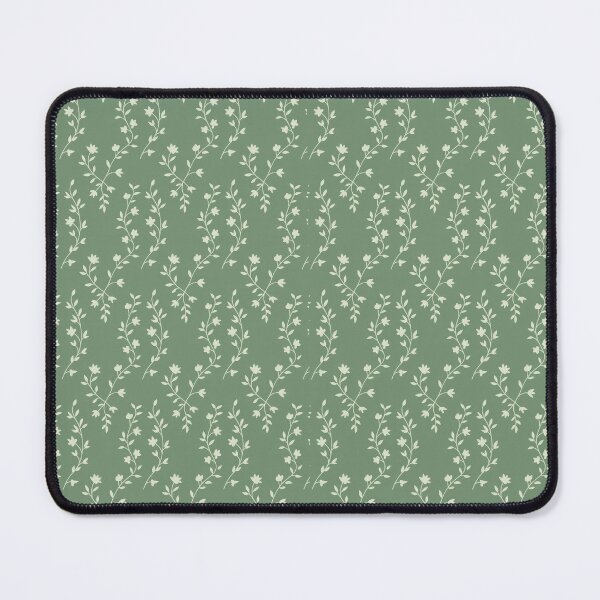 Item preview, Elegant botanical pattern on soft green background ideal for home decor and craft projects designed and sold by MiraCleAI.