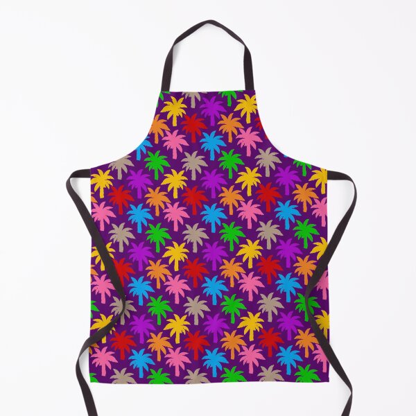 Item preview, Colorful Rainbow Palm Trees Design - Purple  designed and sold by PatternTitan.