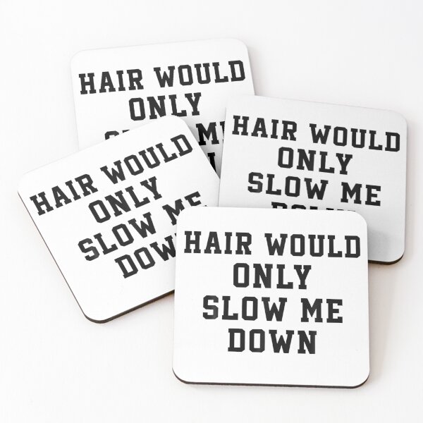 Item preview, Hair Would Only Slow Me Down Bald Guy designed and sold by DuduMissing.