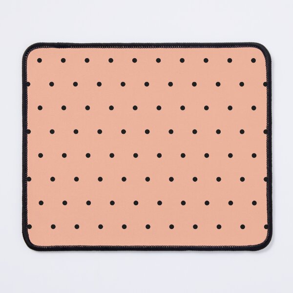 Item preview, Peach and Black micro dots designed and sold by pattern-archive.