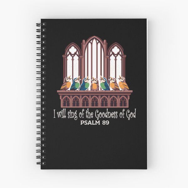 Item preview, I Will Sing Of The Goodness Of God Bible Verse I Will Sing of The Goodness of God Psalm 89 1 Cute Bird designed and sold by Colorfulman.