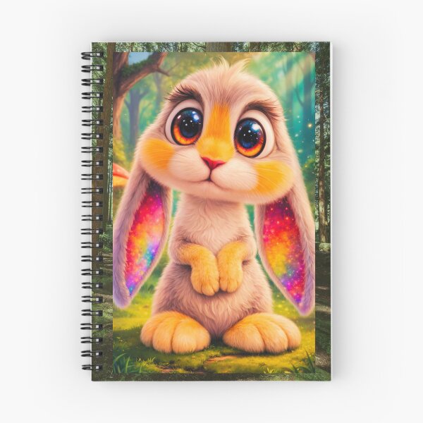 Item preview, Cute Bunny with Rainbow Ears designed and sold by DeepikaKrishna.