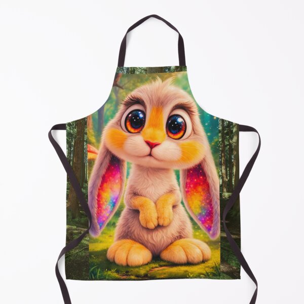 Item preview, Cute Bunny with Rainbow Ears designed and sold by DeepikaKrishna.