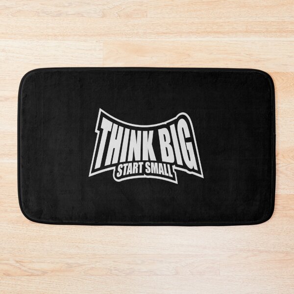Item preview, Think Big Start Small Motivational Mindset Growth Quote designed and sold by shirt-o-mat.