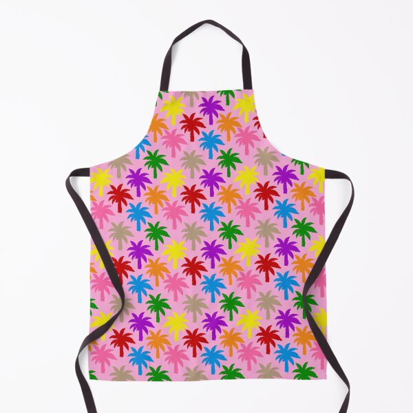 Item preview, Colorful Rainbow Palm Trees Design - Pink  designed and sold by PatternTitan.
