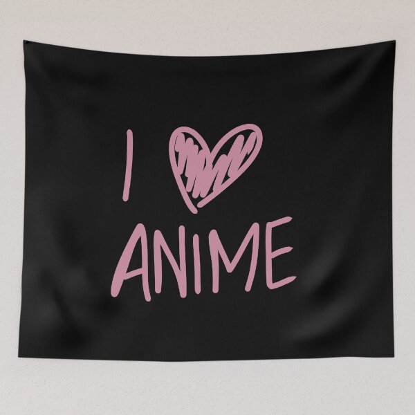 Item preview, I LOVE ANIME Cute Heart For Anime Fans designed and sold by HugSomeNettles.