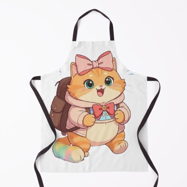 Item preview, Cute Orange Kitten Going To School designed and sold by Moody Vibes Studio.