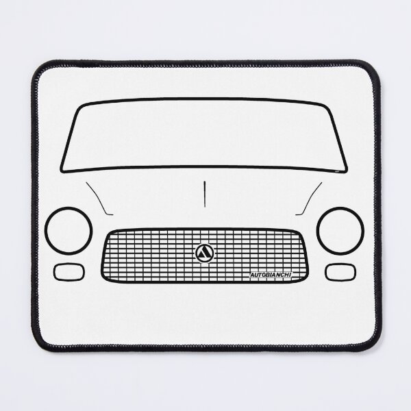 Item preview, Autobianchi Primula classic car black outline designed and sold by soitwouldseem.