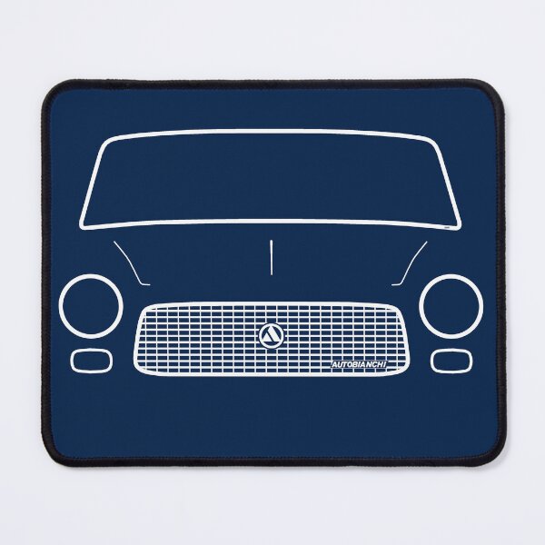Item preview, Autobianchi Primula classic car white outline designed and sold by soitwouldseem.