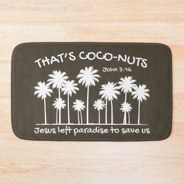 Item preview, That's Coconuts John 3:16 Jesus Saves Palm Tree Tropical Summer Beach Vibes designed and sold by Forevermore.