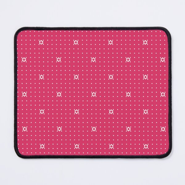 Item preview, Cerise & white micro polka dot flowers designed and sold by Mint + Midnight.