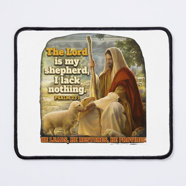 Item preview, “The Lord Is My Shepherd, I Lack Nothing.” – Psalm 23:1 designed and sold by KINGDOM GOLD STUDIO.