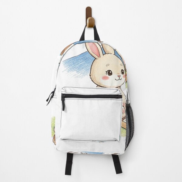 Item preview, Cute Kawaii Bunnies at Mt Fuji - Matching Kimono Japan Travel Art designed and sold by TaiwanMemory.
