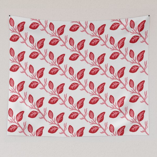 Item preview, red leaf art designed and sold by SrihithaStudio.