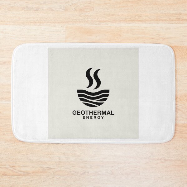 Item preview, Innovative geothermal energy logo symbolizes sustainable power with waves and steam designs in modern aesthetics designed and sold by MiraCleAI.