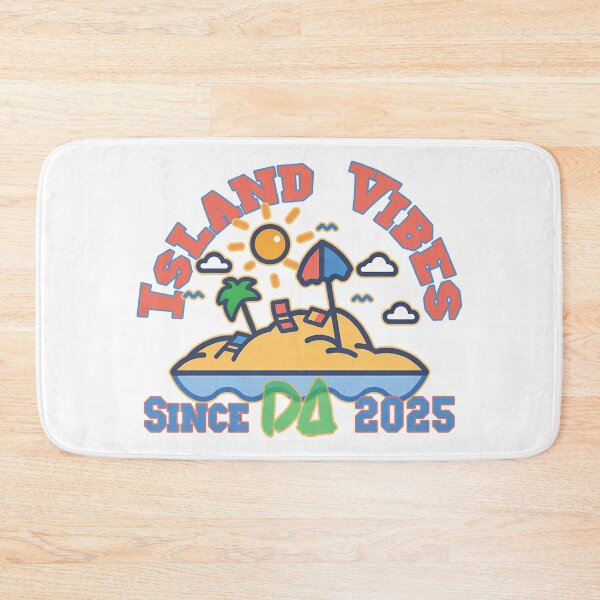 Item preview, Island Vibes Vintage Varsity Retro Beach Tropical Summer Lifestyle Streetwear Graphic designed and sold by DesignArtist.ia.
