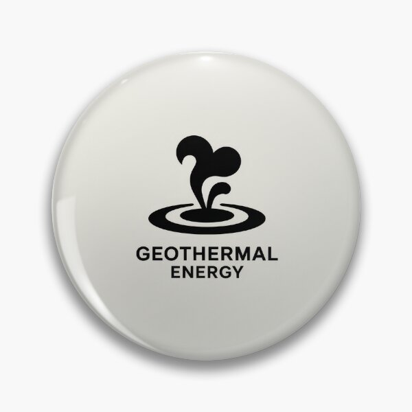 Item preview, Innovative geothermal energy symbol representing sustainable power and environmental consciousness in renewable resources designed and sold by MiraCleAI.