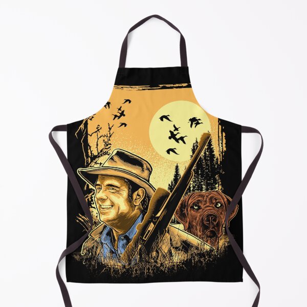 Item preview, Vintage Duck Hunting Illustration with Hunter, Dog, and Rifle designed and sold by BrewChef.