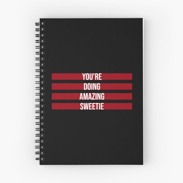 Item preview, You're Doing Amazing Sweetie Funny Wholesome Quote designed and sold by shirt-o-mat.