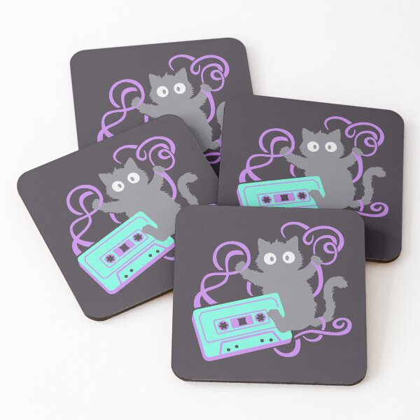 Item preview, Cassette Tape Cat Retro 90s Mixtape For Music Lovers designed and sold by roarsomethings.