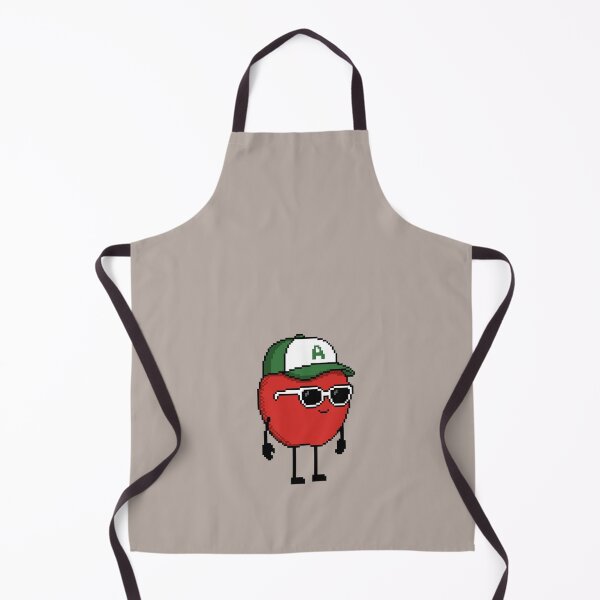 Item preview, Apple Pixel with a Cap (GN/WH) designed and sold by White Rim Mates.
