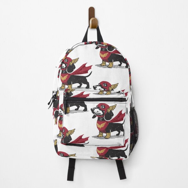 Item preview, Funny Superhero Dachshund Dog With Cape Vintage Graphic designed and sold by PixlCrypt.
